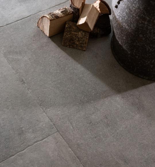 Montpellier Grey Tumbled Finish Porcelain